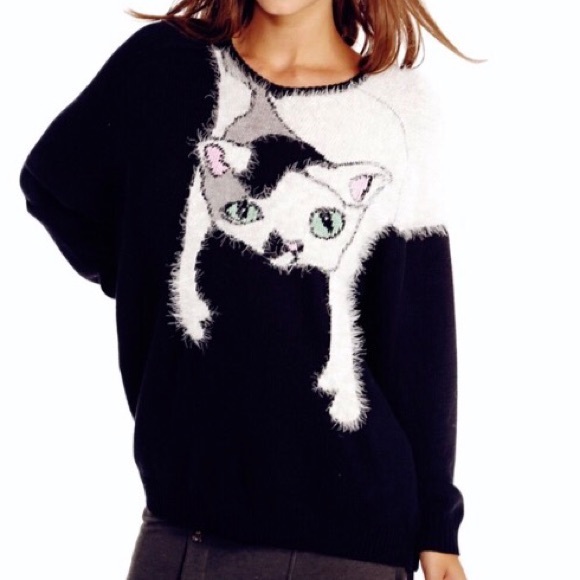 Wildfox Sweaters - 🚫sold🚫wildfox White Label ‘Joan’ Cat Boy Sweater